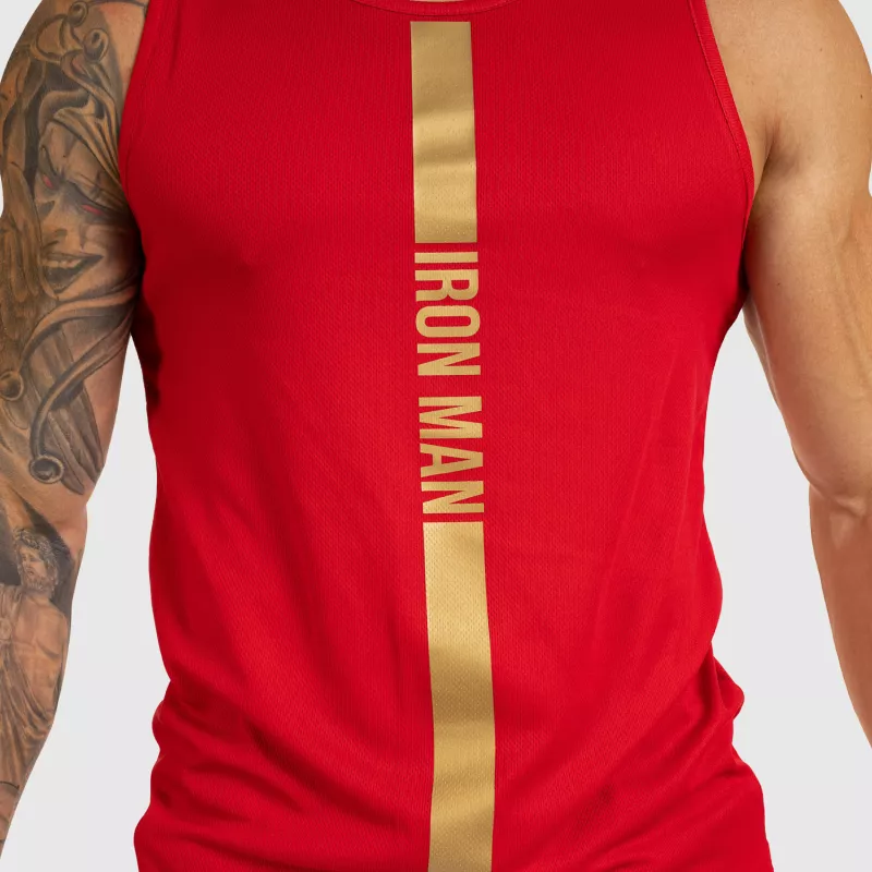 Férfi fitness ATLÉTA Iron Aesthetics Iron Man, red&gold-7